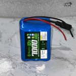 AshvaVolt® 12V 7Ah Lithium-Ion Rechargeable Battery Pack For Solar & Others EV 7Ah Battery for E Bikesss