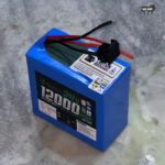 AshvaVolt® 24V (25.6V) 12Ah Lithium Iron Phosphate Battery Pack Solar Inverter, E-Bike with BMS protections