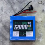 AshvaVolt® 24V (25.6V) 12Ah Lithium Iron Phosphate Battery Pack Solar Inverter, E-Bike with BMS protections