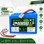 AshvaVolt® 48V 24Ah 15S Lithium Iron Phosphate (LiFePO4) Battery Pack with BMS Protection For Solar Inverter, E-Bike, EV, Toto Battery
