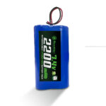 AshvaVolt® 7.4V 2200mAh Rechargeable Lithium Battery Pack with Warranty (Includes BMS & Balance Pin) - 2S 1P