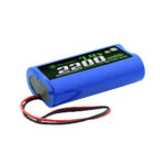 AshvaVolt® 7.4V 2200mAh Rechargeable Lithium Battery Pack with Warranty (Includes BMS & Balance Pin) - 2S 1P