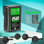 AshvaVolt®-BP-150-V-Mount-Battery14.8V-10400mAh-10.4Ah-Rechargeable-Li-ion-Battery-camera-battery