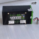 AshvaVolt® 60volt 40Ah Lithium Ion Rechargeable Battery Pack With Metal Box for EV, Solar Inverter, E-Bike, Toto Battery with BMS protection
