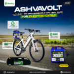 AshvaVolt® 48V 10Ah Lithium-Ion Rechargeable Battery Pack With Premium Hailong Case For Electric Bike Cycls