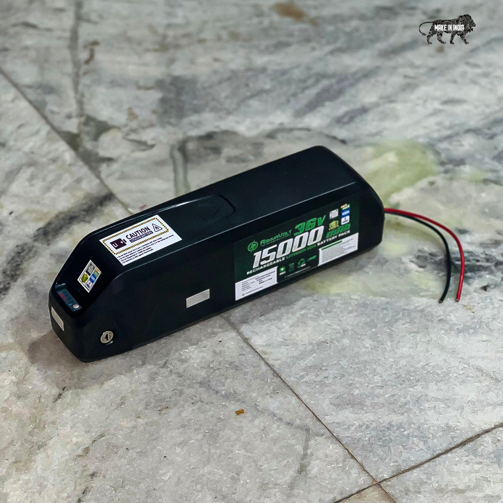 AshvaVolt® 36V 15Ah Lithium-Ion Rechargeable Battery Pack With
