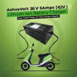 AshvaVolt®-36V-5Amps-42V-Fast-Charger-Adapter-for-Lithium-Ion-Battery-with-Auto-Cutoff-E-bike-EV-Lithium-Ion-Battery-Charger-EV-Chargers-post