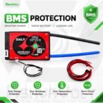 AshvaVolt 4S 12.8V 40Amps DALY LiFePo4 Waterproof BMS Module with Temperature Sensor - BMS Protection Board