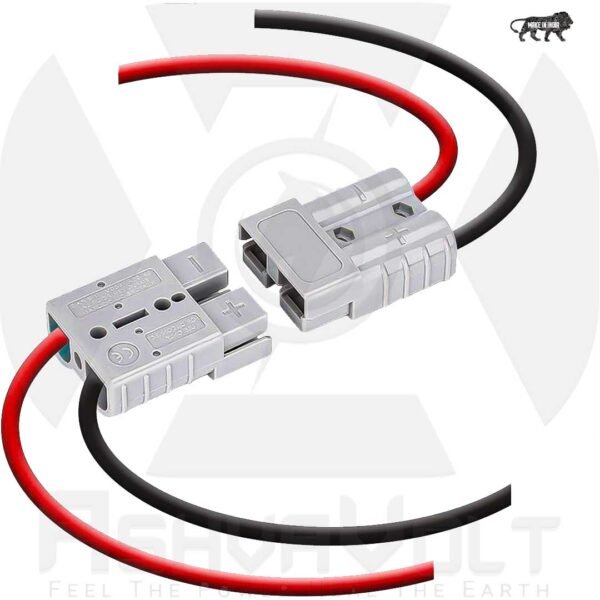 AshvaVolt® Anderson SB50 Power Connector with 10AWG/12AWG Wire