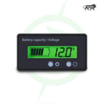 AshvaVolt® 12-84V Battery Power Display Meter for Lithium Lead-acid Battery For E-Bike, GY-6GS Green 3 Strings Lithium Battery