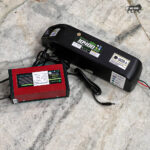 AshvaVolt® 36V 10.4Ah Lithium-Ion Battery Pack with Premium Hailong Case & 36V 3Amps ( 42V Auto Cutoff) Charger Combo for Electric Bikes