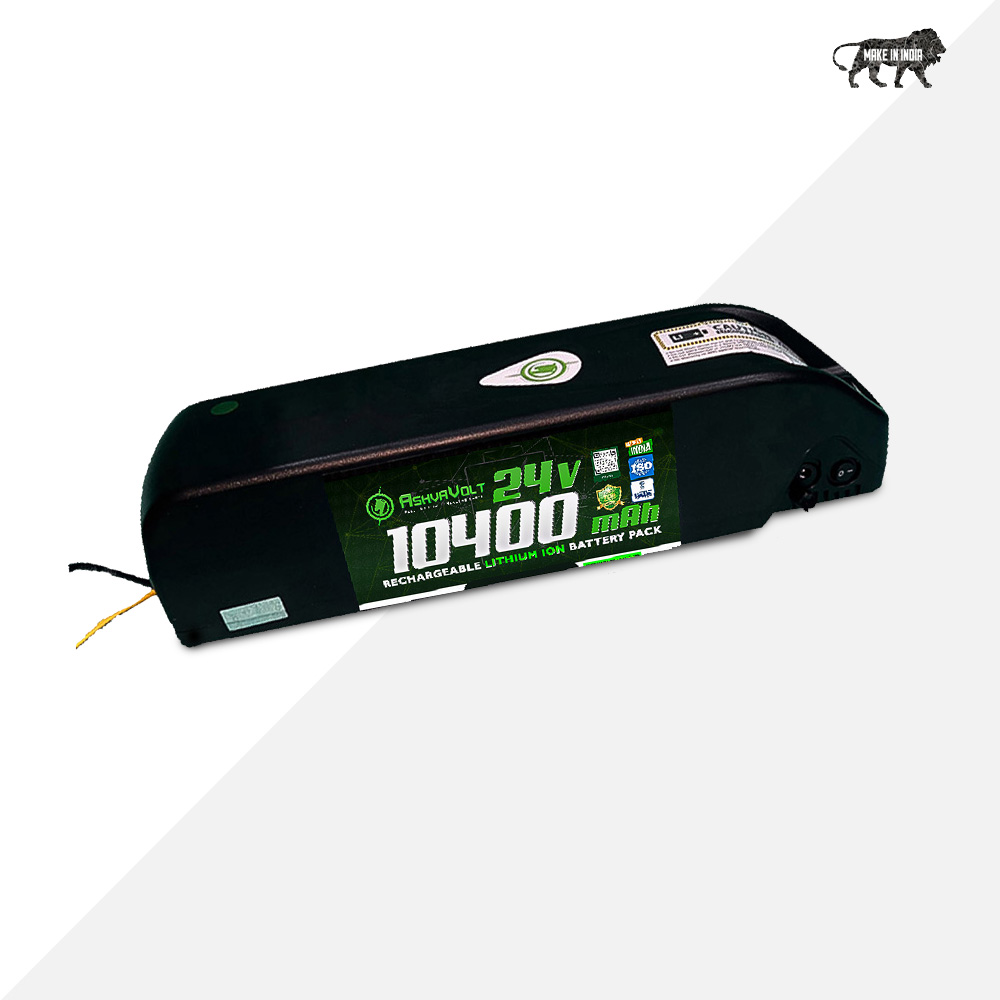 AshvaVolt® 24V 10.4Ah Lithium-Ion Rechargeable Battery Pack With Premium Hailong Case