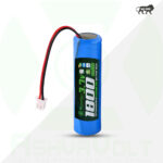 AshvaVolt® 3.7V 1800mAh 18650 Rechargeable Lithium Battery Pack with 1S 1P BMS Protection, Over-discharge and Short-Circuit Protection with 2 Pin Connector