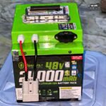 AshvaVolt® 48V 24Ah Lithium-Ion Rechargeable Battery Pack & 48V (54.6V) 7A Fast Charger Combo