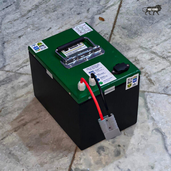 AshvaVolt® 62.9volt 25Ah Lithium Ion Rechargeable Battery Pack With BMS protection and Premium Metal Box for Electric Bike