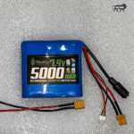 AshvaVolt® 7.4V mAh Rechargeable Lithium Battery Pack with BMS Protection – 2S 2P 18650 Li Ion Batterys