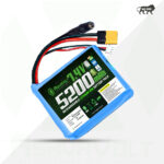 AshvaVolt® 7.4V 5200mAh Rechargeable Lithium Battery Pack with BMS Protection – 2S 2P 18650 Li Ion Battery