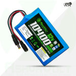 AshvaVolt 11.1V 12V 10400Ah Rechargeable Lithium Battery Pack 3S 4P 18650 with BMS Protection & 5.5mm Male and 5.5mm Female DC Pins Connectors