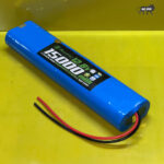 AshvaVolt® 12.8V 15Ah 192W 4S 1P Li-Fe Lithium Iron Phosphate Battery Pack with BMS Protection For Solar Inverter, E-Bike and 2 years warranty