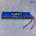 AshvaVolt® 12.8V 15Ah 192W 4S 1P Li-Fe Lithium Iron Phosphate Battery Pack with BMS Protection For Solar Inverter, E-Bike and 2 years warranty