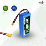 AshvaVolt® 36V 10.4Ah 10S Lithium-Ion Battery Pack with BMS Protection For Electric Bike Cycle | 36Volt 10400mAh