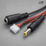 AshvaVolt 11.1V 2000mAh Li-Ion Battery Pack - 3S1P 18650 3C with BMS Protection & Male Female DC Jack and 4 Pin JST Connectorx