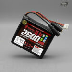 AshvaVolt 11.1V 2600mAh Li-Ion Battery Pack - 3S1P 18650 3C with BMS Protection & Male Female DC Jack and 4 Pin JST Connectorzss