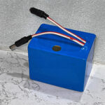 AshvaVolt® 12V 10.4Ah 3S4P 18650 3C Lithium-Ion Battery Pack with BMS Protection With 5.5mm Male and 5.5mm Female DC Pins Connectorss