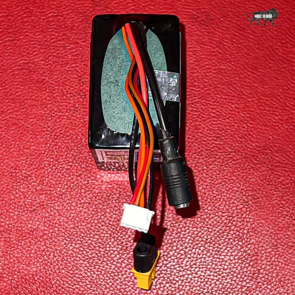 AshvaVolt 11.1V 12V 5200mAh Li-Ion Battery Pack 3S2P 18650 3C with BMS Protection & Female DC Jack, Amass XT-60 and 4-pin JST Connector AVPowerSeries