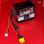 AshvaVolt 11.1V 12V 5200mAh Li-Ion Battery Pack 3S2P 18650 3C with BMS Protection & Female DC Jack, Amass XT-60 and 4-pin JST Connector AVPowerSeries