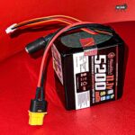 AshvaVolt 11.1V 12V 5200mAh Li-Ion Battery Pack 3S2P 18650 3C with BMS Protection & Female DC Jack, Amass XT-60 and 4-pin JST Connector AVPowerSeries