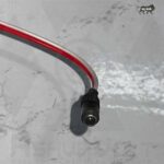 AshvaVolt® DC 5mm Jack Female Socket Connector with Wire for Battery Packs ,CCTV Camera, LED, Adapter & DIY Projects