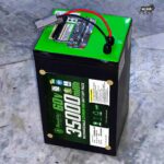 AshvaVolt® 60volt 35Ah 16S Lithium Ion Rechargeable Battery Pack With BMS protection and Premium Metal Box for EV, Electric Bike BatteryX