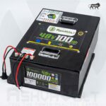AshvaVolt® 48V (51.2V) 100AH 5120WH Lithium Ferro Phosphate (LiFePO4) with BMS Protection For TOTO, E-Rickshaw, Inverter and Industrial Applications | 48V (51.2V) 100Ah A Grade Prismatic Cell LifePo4 Battery