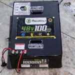 AshvaVolt® 48V (51.2V) 100AH 5120WH Lithium Ferro Phosphate (LiFePO4) with BMS Protection For TOTO, E-Rickshaw, Inverter and Industrial Applicationss