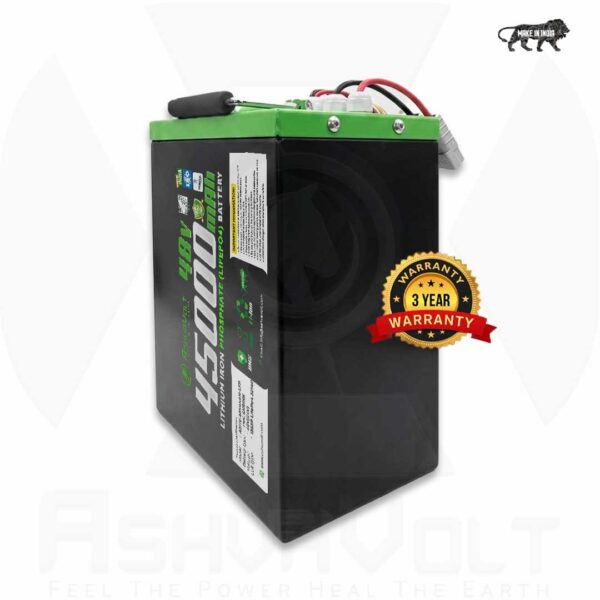 3 year warranty is available with the battery against manufacturing defects & Charger With 1 Year warranty. Or No warranty on Liquid or BMS Circuit Board