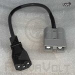 AshvaVolt® 3 Pin Female Connector Power Socket Computer plug with SB50 50A 600V Power Connector