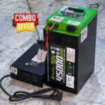 AshvaVolt® 72volt 45Ah Lithium Ion Battery Pack & 72v 10Amps Cutoff (84v) Fast Charger Combo With BMS Protection and Premium Metal BOX for EV