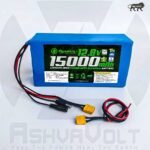 AshvaVolt®12.8V 15Ah 192W 4S1P UPS/Inverter Lithium Iron Phosphate LifePO4 Battery Pack with BMS Protection with 1Year Warranty