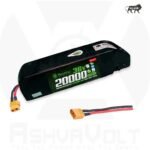 AshvaVolt® 36V 20Ah Lithium-Ion Battery Pack with Premium Hailong Case With Inbuilt BMS Protection for Electric Bikes | 36V 20000mah Electric Cycle