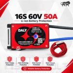 AshvaVolt 16S 60V 50Amps DALY BMS NMC Li-Ion Waterproof