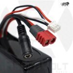 AshvaVolt 7.4V 8.4V 3500mAh Li-Ion Battery Pack – 2S1P 18650-35E 3C A Grade with BMS Protection & Female DC Jack, Amass Nylon T and 3pin JST Connectors – AVPowerSeries