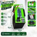AshvaVolt® 48V 25Ah 15S Lithium Iron Phosphate (LiFePO4) Battery Pack with BMS Protection and Premium Metal Box for Electric Bike | 48V 25Ah LiFePO4 Battery Pack