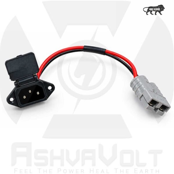 AshvaVolt® SB 50 Connector Power Socket With 3 PIN CHARGING SOCKET Computer plug with SB50 50A 600V Power Connector