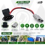 AshvaVolt® SB 50 Connector Power Socket With 3 PIN CHARGING SOCKET Computer plug with SB50 50A 600V Power Connector