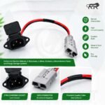 AshvaVolt® SB 50 Connector Power Socket With 3 PIN CHARGING SOCKET Computer plug with SB50 50A 600V Power Connectorssss