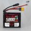 AshvaVolt 11.1V/12V 5800mAh Li-Ion Battery Pack – 3S2P 18650 3C with BMS Protection & Female DC Jack, Amass XT-60 and 4-pin JST Connector – AVPowerSeries