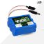 AshvaVolt 11.1V/12V 4400mAh Rechargeable Lithium Battery Pack - 3S2P 18650 with BMS Protection & Male/Female Connector