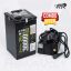 AshvaVolt® 24V/25.6V 30Ah 8S2P LiFePO4 battery & 24V 6A LiFePO4 Charger Combo with BMS Protection and Premium Metal Box, Digital Display Meter For Solar Inverter , Electric Cycle | 24V 30Ah LiFePO4 battery