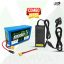 AshvaVolt® 24V 8Ah (8000mAh) Lithium-Ion Rechargeable Battery Pack & 24V 3a Lithium ion Charger Combo For Electric Cycle with BMS Protection